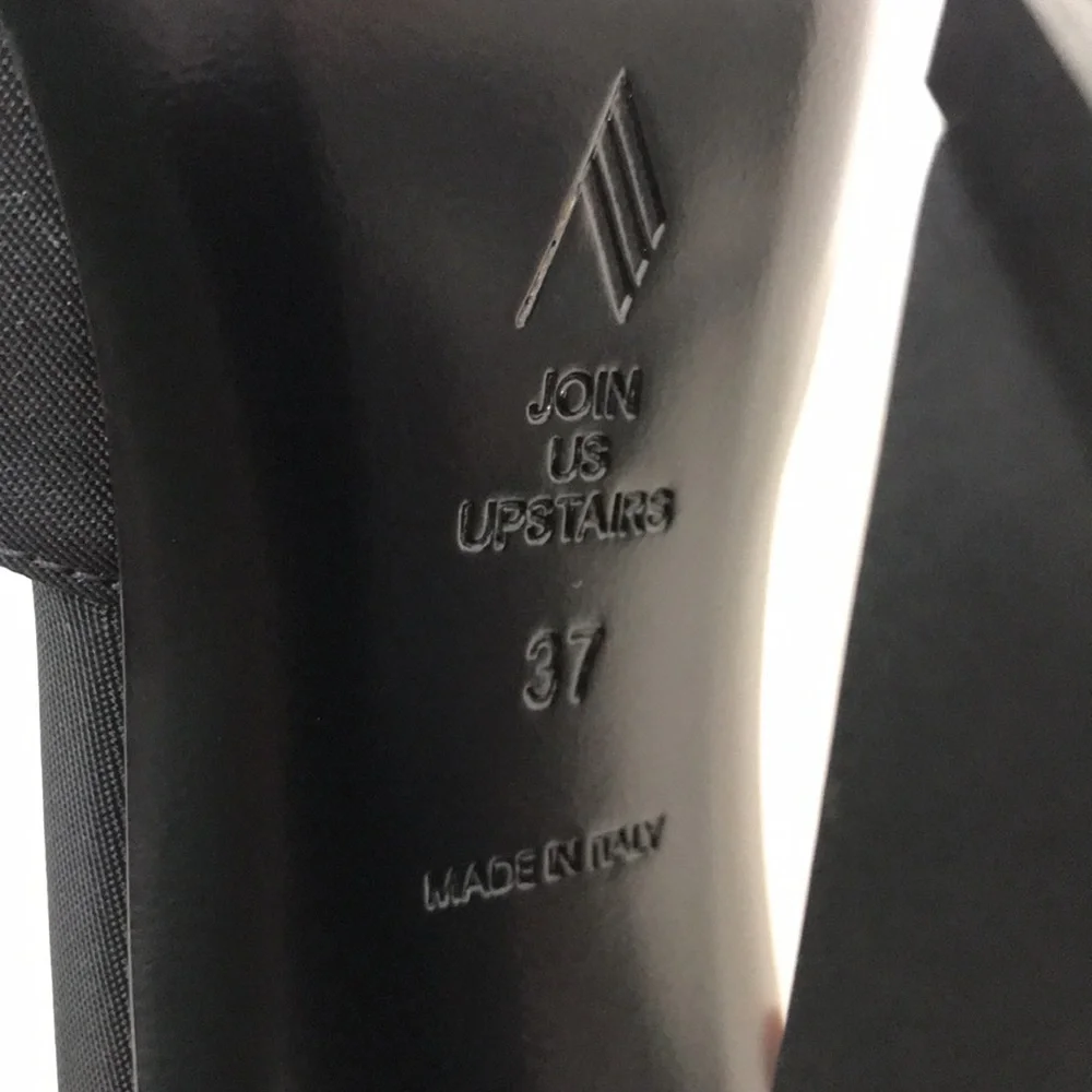 NWT THE ATTICO Black Devon Sandals - Picture 10 of 10